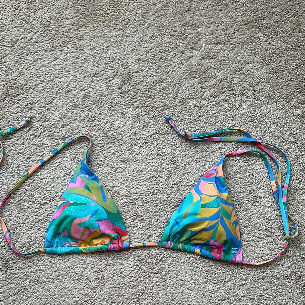 Billabong Multicolor Tropical Bikini Top